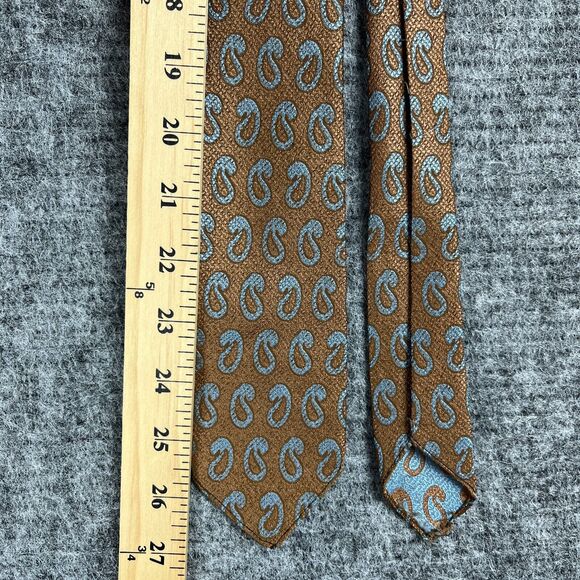vintage 1990s Altieri Marcella Necktie Tie Mens 54" Skinny Width Italy Italian - Picture 4 of 6